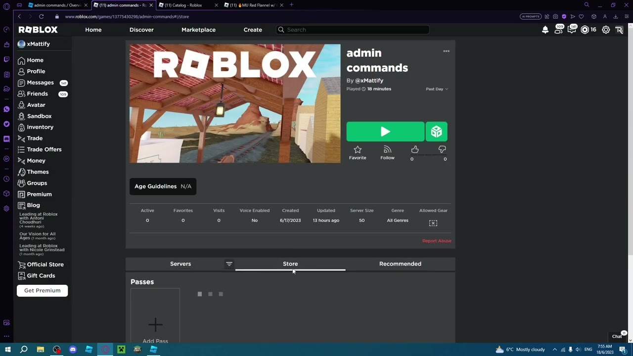 Popular Roblox Admin Commands (2023)