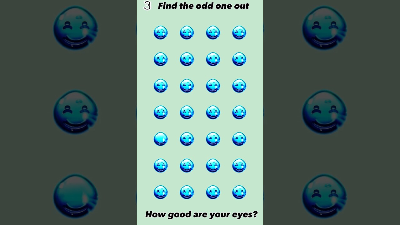 Find the odd one out - How fast can you find it 