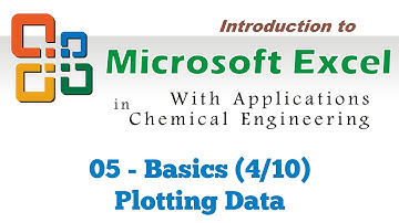 Excel for Chemical Engineers I 05 I Basics [Plotting Data] (4/10)