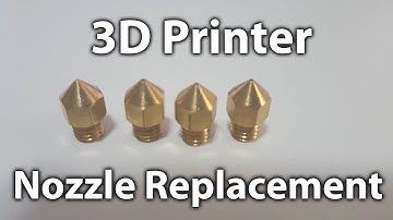 Replace 3D Printer Extruder Nozzle