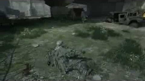 *MW3 - Across Map Throwing Knife Kill* Watch As The Knife Dips & Spins Under The Bridge. Epic Kill!