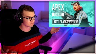 PRETTY DECENT STUFF! | Apex Legends Season 7 Battle Pass Trailer REACTION (Agent Reacts)