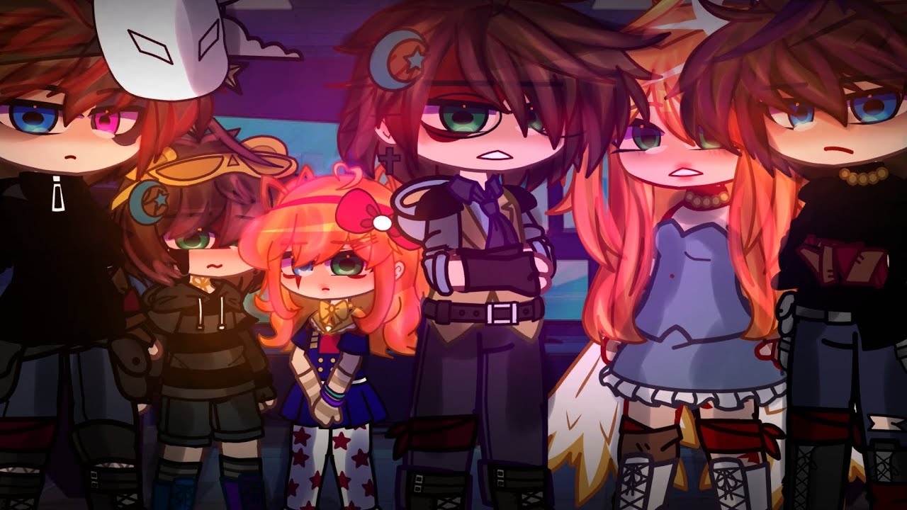 Aftons face their fears||Gacha club||FNAF||My AU||Angst||