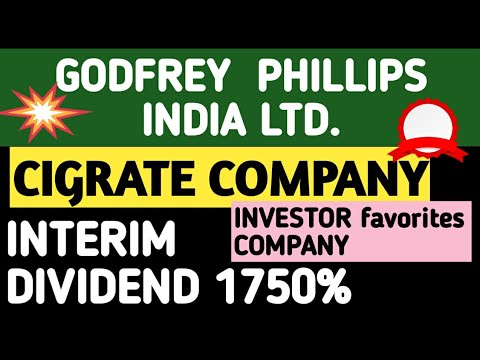 Godfrey Phillips India Ltd. Share_ latest dividend update_interim ...