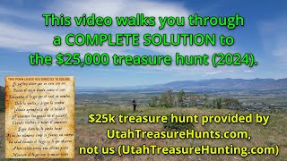 COMPLETE SOLUTION for 25 000 treasure hunt 2024