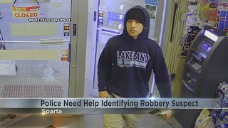 Unarmed robbery Wednesday evening at a Sparta area convenience store