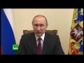 Специальное заявление Владимира Путина по прекращению боевых действий в Сирии
