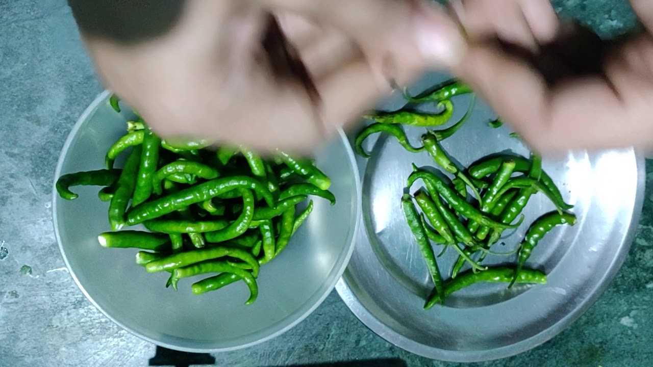 How to store green chillies for months... YouTube