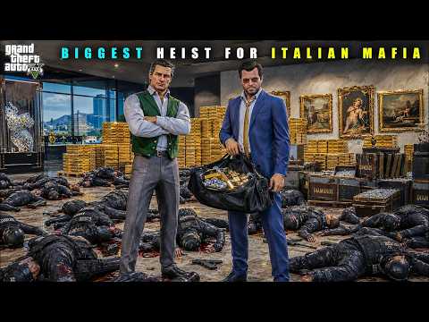 GTA 5 : MICHAEL'S BIGGEST $1000 MILLION DOLLAR HEIST FOR PRESIDENT | GTA V GAMEPLAY