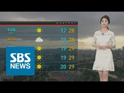 [날씨] 서쪽 '더위' 동쪽 '선선'…전국 자외선 강해요 / SBS
