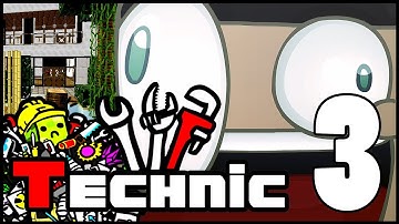 Minecraft: The Tekkit Noob Adventure #3 - Quarry! Omgz!