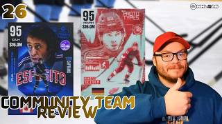 SEASON 4 1st Community Team Review  NHL 26 HUT