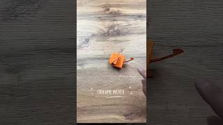 How to Make Origami Jumping Cat 🐱 | Easy Paper Cat Tutorial #Shorts