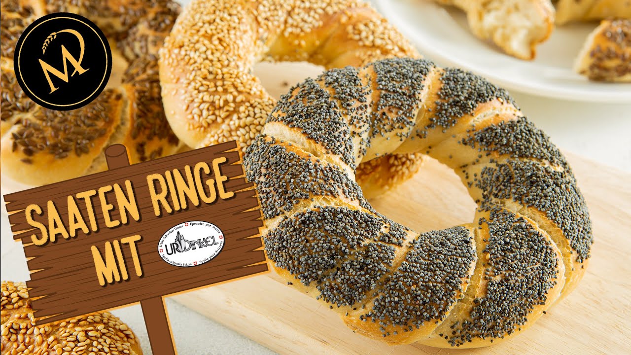 UrDinkel Saaten Ringe - Inspiriert durch die Simit (türkische Sesamringe)