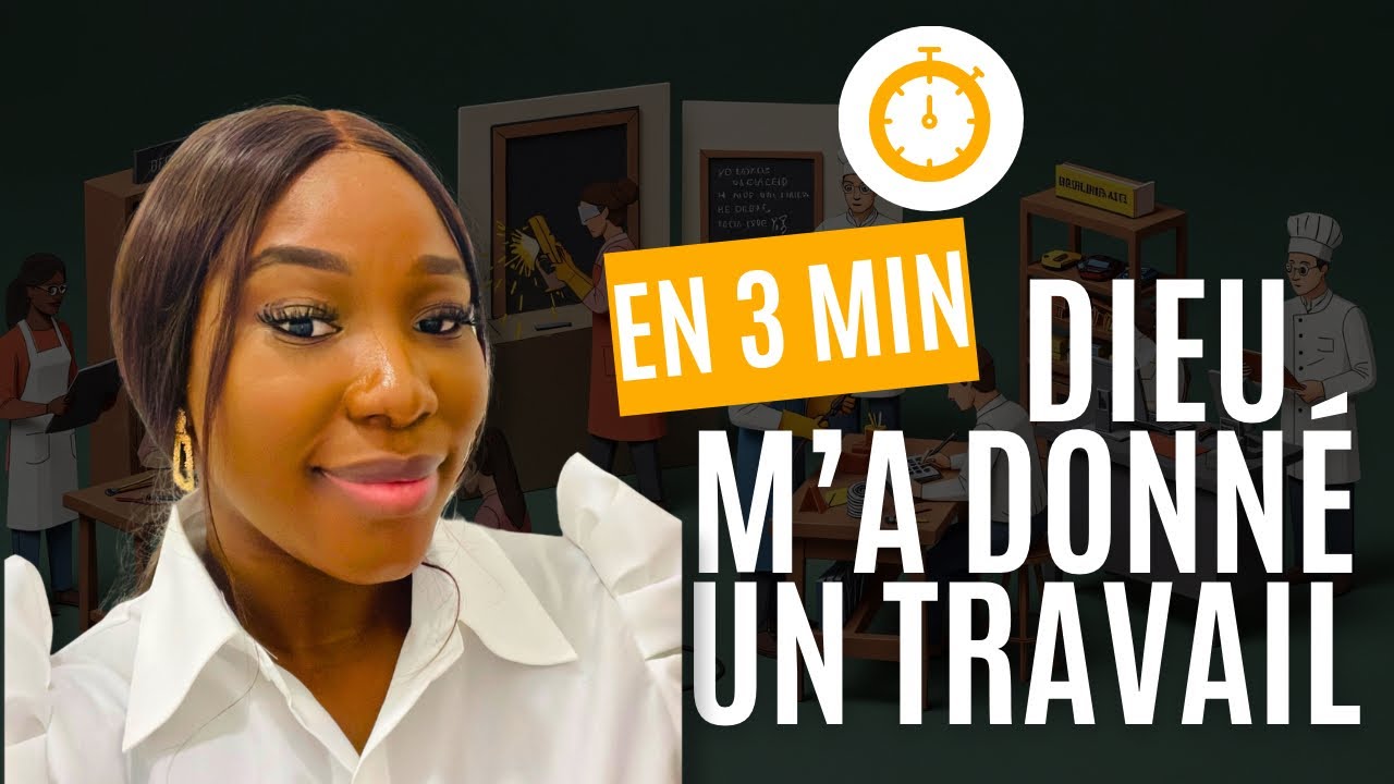 TÉMOIGNAGE : DIEU M’A DONNÉ UN TRAVAIL EN 3 MIN « CONSEILS, PRIÈRE »