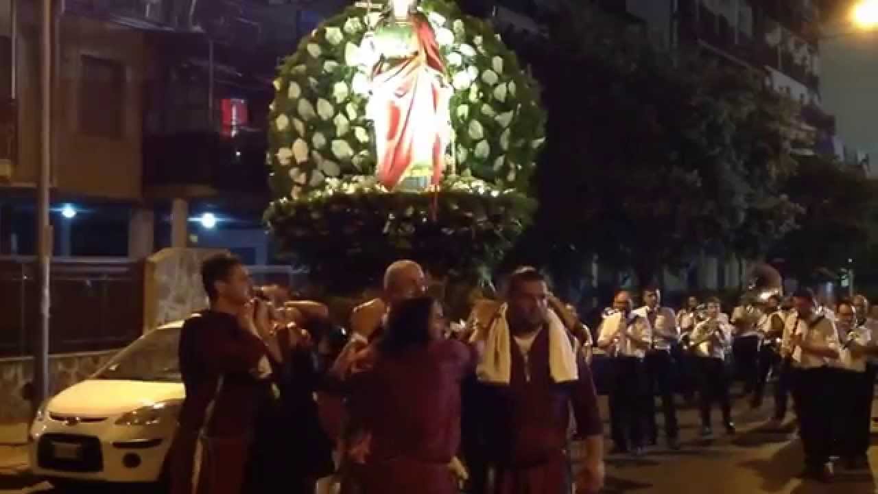 Salerno: oltre 2mila fedeli alla Processione di Santa Margherita 2015 con il parroco Don Sabatino