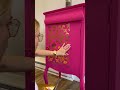 Pink and Gold Cabinet Makeover #kachafurniture #chalkpaintingfurniture #furnitureart #shorts