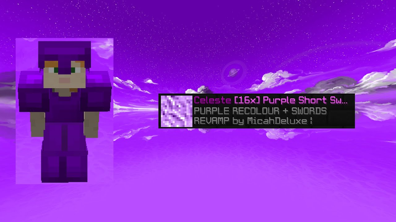 Celeste 16x 1.14 Purple Swords Revamp MicahDeluxe YouTube