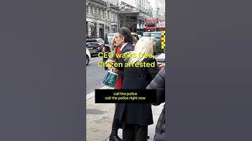 GEARRESTEERD VOOR HET OPTREDEN TEGEN CRIMINELE CEO