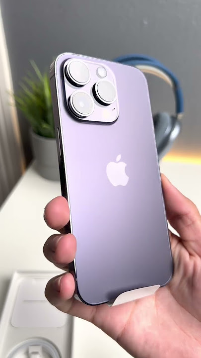 Deep Purple iPhone 14 Pro 😍