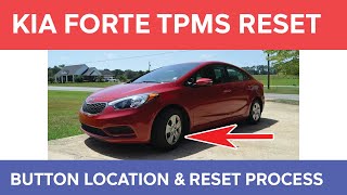 Kia Forte TPMS Reset Button Location and How To Reset