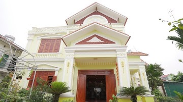 Mẫu Biệt Thự 2 Tầng Tân Cổ Điển Đẹp Bậc Nhất Tại Yên Phong Bắc Ninh Do Kisato Thiết Kế