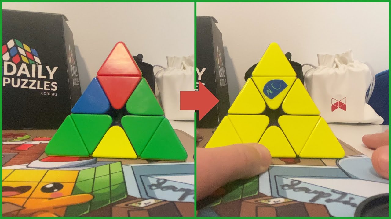 Pyraminx Diamond Tutorial Pyraminx tutorial - YouTube