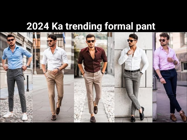 Formal Pants Online Men By Qarot Men | Pants outfit men, Men fashion casual  shirts, Men pants pattern