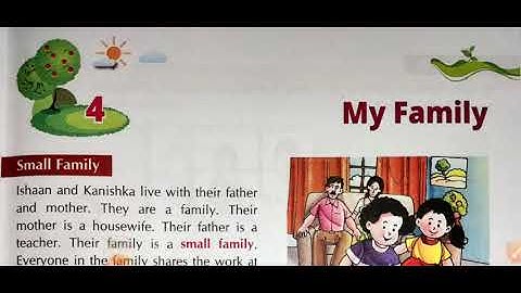 EVS Class-2 ch-4 (My Family)