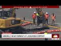 LaGuardia sinkhole triggers airport mess, closing same runway of deadly truck crash | NBC New York