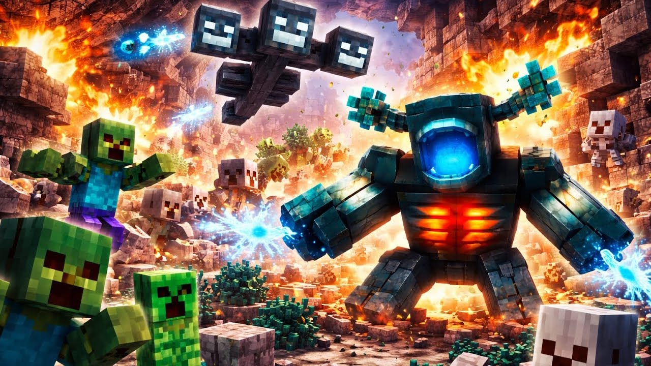 Guerra Ao Ar Livre: Whithers, Wardens e Caos Total!