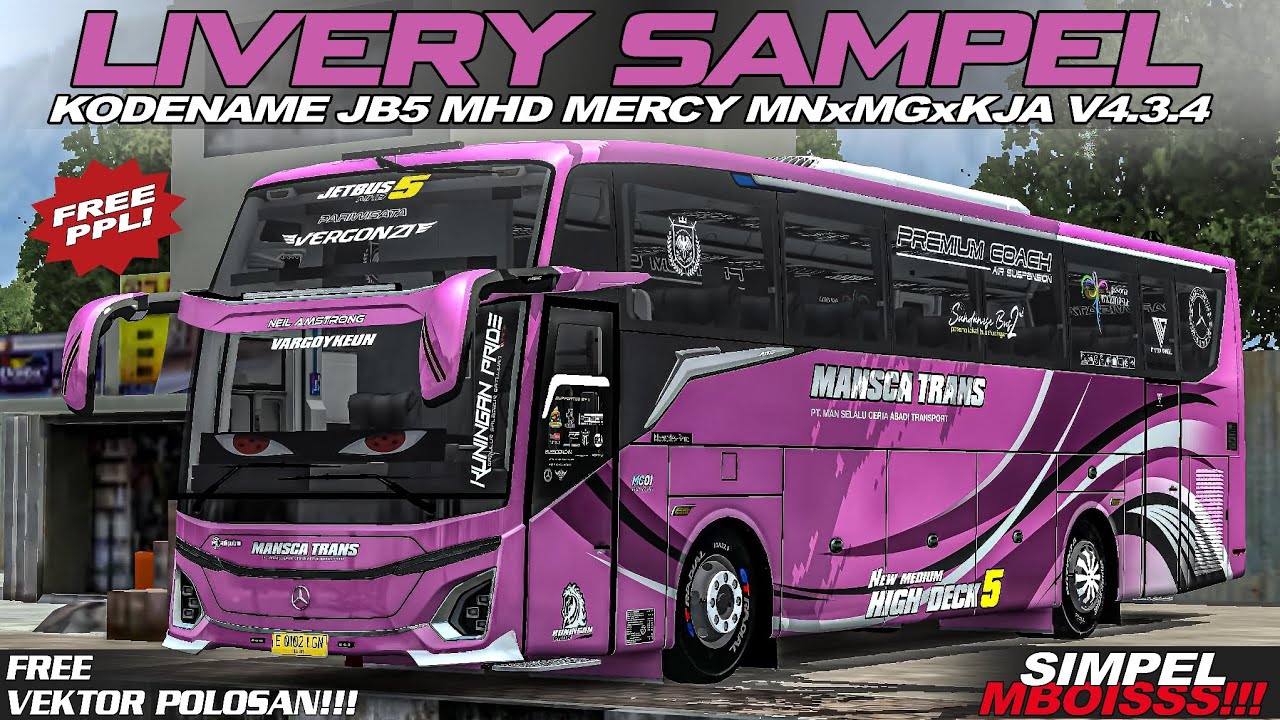 Livery Custom Kodename JB5 MHD Mercy MN x Mans x KJA || Free polosan vektor PPL ‼️