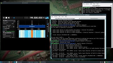 DragonOS Focal SigDigger and Android SDR++ connected to PinePhone SDR Server (RTLSDR, HackRF)