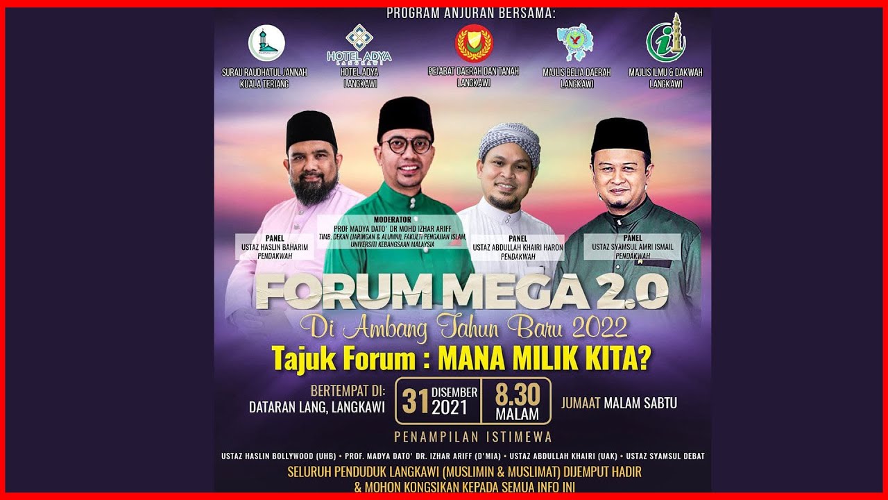 CERAMAH TAHUN BARU BERSAMA EMPAT SEKAWAN, WAJIB TENGOK!!!! KELAKAR HABIS