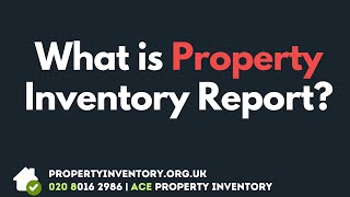 Celebrity What is Property Inventory Report? Profile