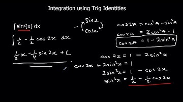 The Integration of sin^2 x and cos^2 x