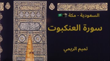 سورة العنكبوت | تلاوة مكية عذبة بصوت تميم الريمي 🇸🇦