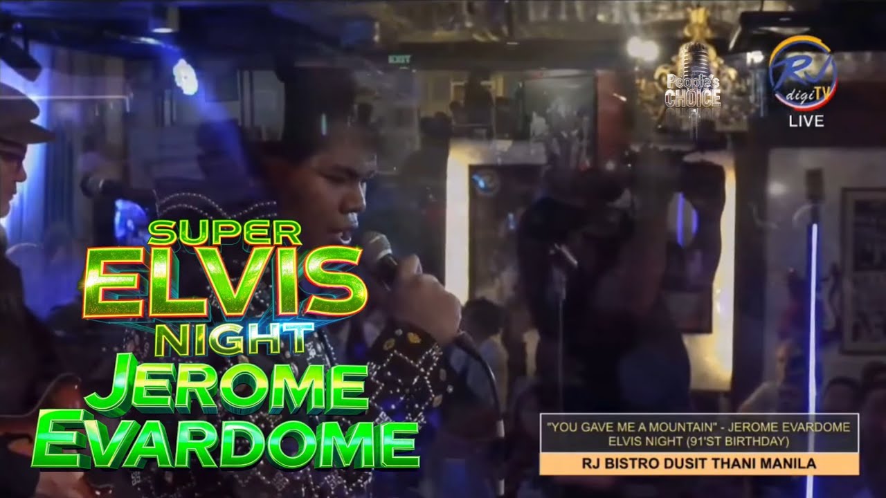 Don't MISS RJ BISTRO SUPER ELVIS NIGHT