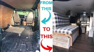 How I Converted a Cargo Van into an Off Grid Tiny House