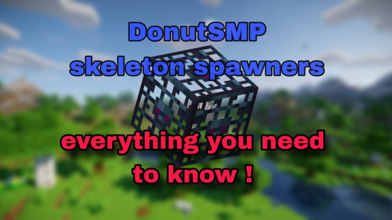 💀skeleton spawners EVERYTHING you need to know for donut smp 