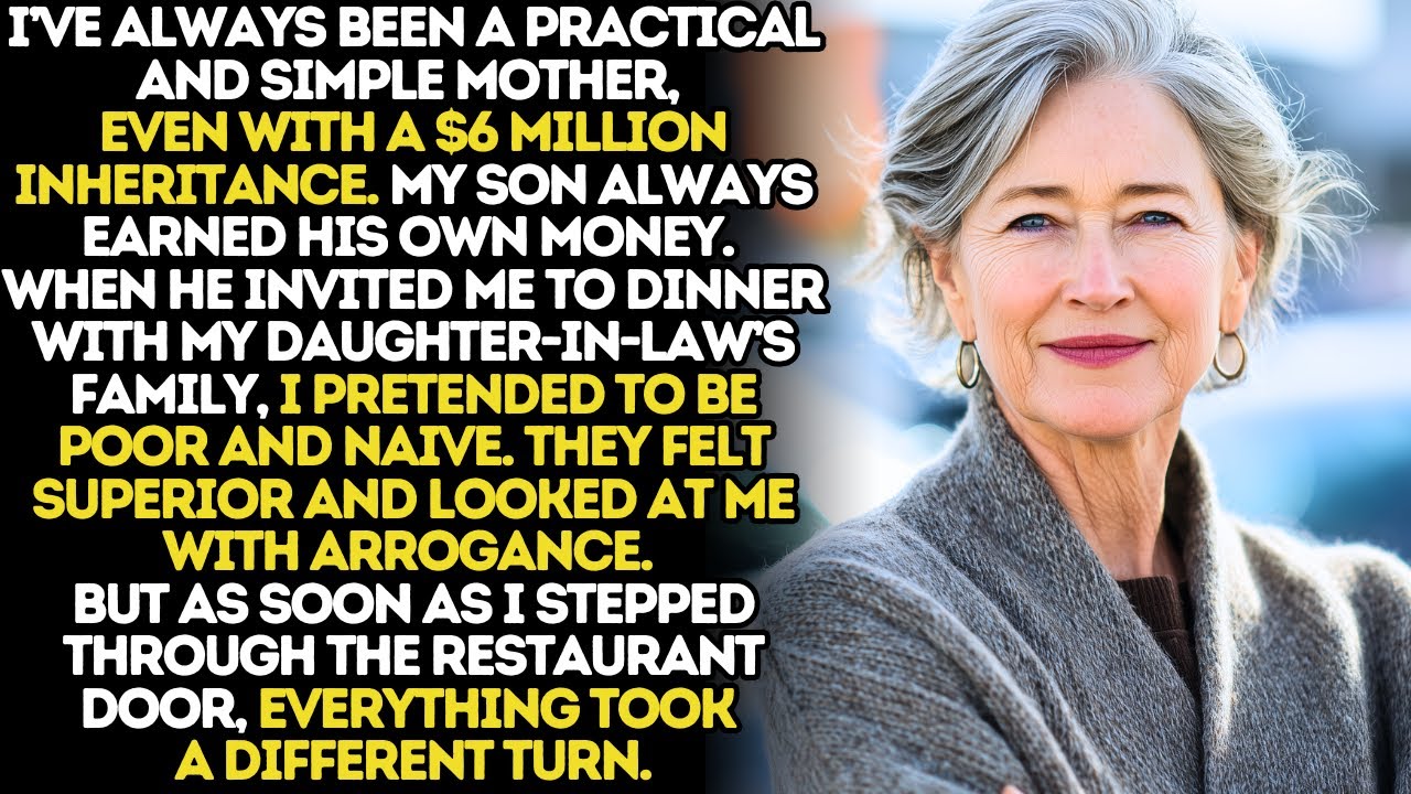 Acting Like a Poor and Naive Mother Made My Daughter-in-Law’s Family Reveal Themselves