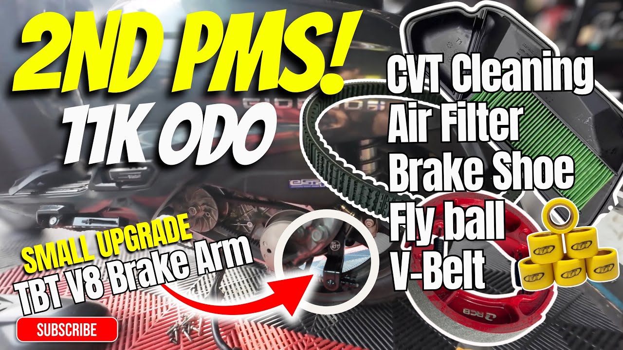 Giorno 125 Maintenance + Upgrade | CNC Brake Arm