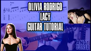 Olivia Rodrigo - lacy Guitar Tutorial Lesson