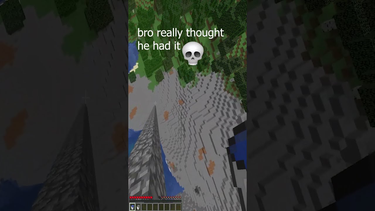 Bro Really Thought He Had It Minecraft Fyp Viralvideo Shorts