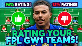 RATING YOUR *FINAL* GW1 TEAMS 🚨 | Fantasy Premier League Tips 2026/27