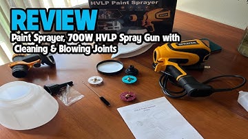 Ultimate Guide to the 700W HVLP Spray Gun - VF803 Review & Usage