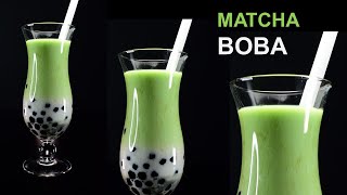 Matcha Bubble Tea | Matcha Boba Tea | Matcha Green Tea | Matcha Boba Drink | Homemade Matcha Tea