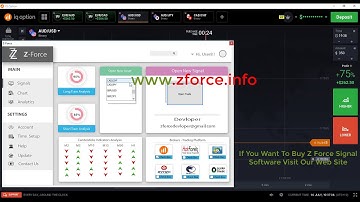 Z Force Signal Software | IQ Option Real Account Trade | Forex & Binary |