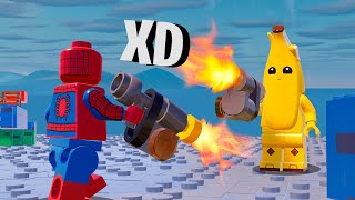 el PVP en LEGO FORTNITE es muy XD