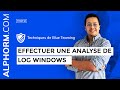 Formation techniques de blue teaming  comment effectuer une analyse de log windows   vido tuto